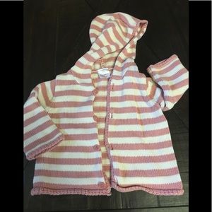 😍 Hanna Andersson size 70 (5-12mo) Knit Jacket 😍